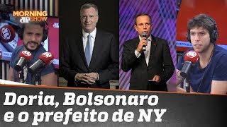 Doria critica prefeito de NY. Caio e Fefito divergem