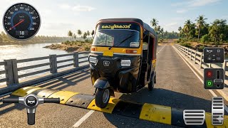 Modified Bajaj Auto Rickshaw 🛺 Speed Breaker Map 😱 | BUSSID 4.5 Gameplay! screenshot 4