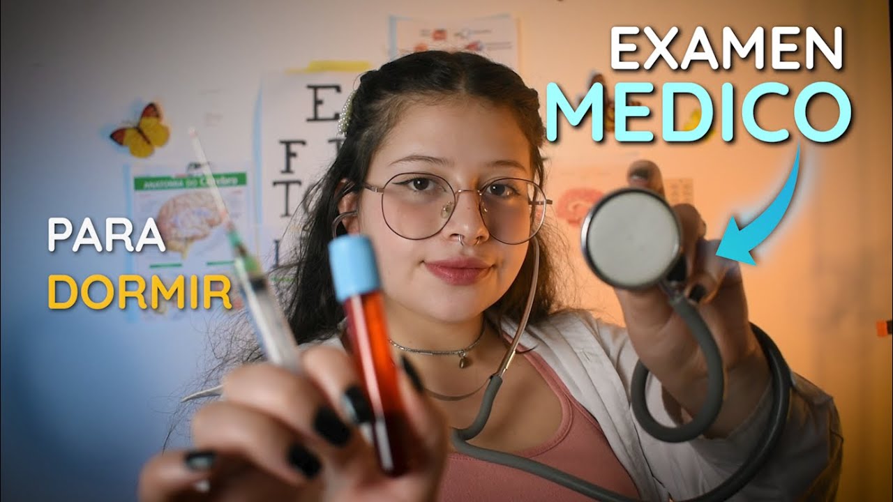 ASMR en ESPAÑOL 👩🏻‍⚕️ R0leplay MEDICO 💉Te EXAMINO con VOZ suave - Atencion personal ✨Vivalen ASMR