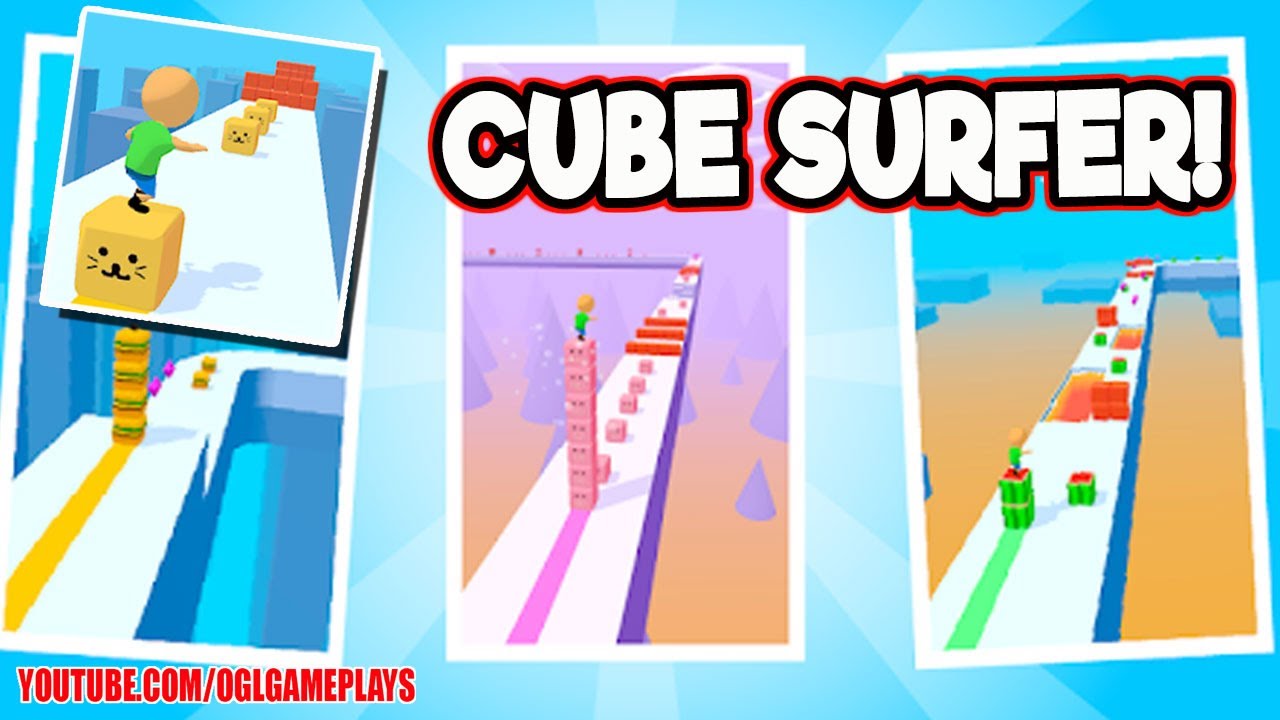 Cube Surfer! (By VOODOO) Gameplay Walkthrough Level 1-20 (Android)
