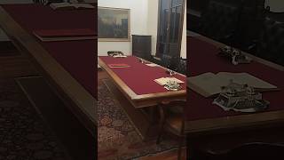 24 Temmuz 1923 Tarihinde Lozan Barış Antlaşmasının Imzalandığı Masa...