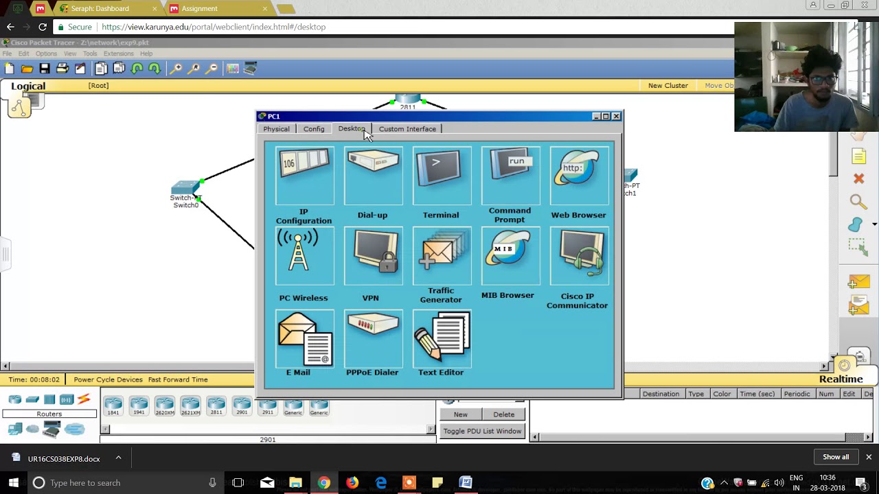 simulation using IPV6 - YouTube