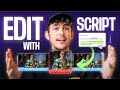 STOP Using Timelines — This AI Edits with TEXT 🔥 | "Edit with Script" by VEED
