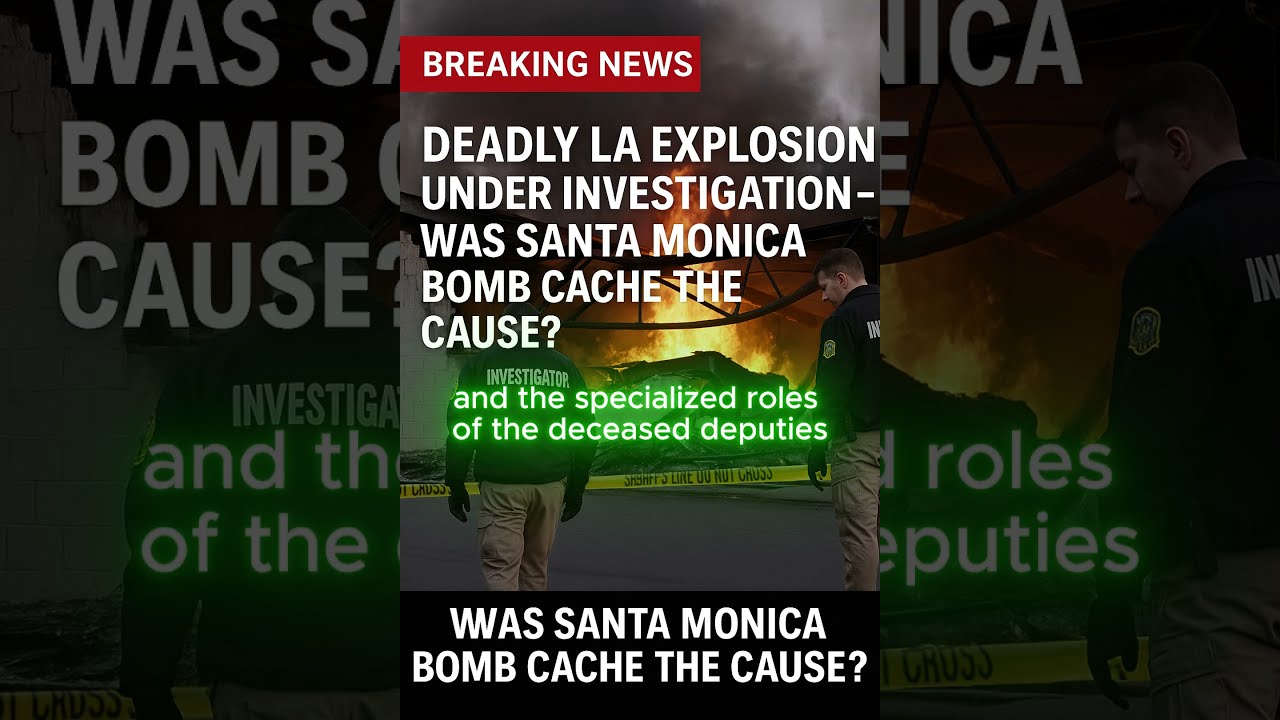 Deadly LA Explosion Under Investigation Was Santa Monica Bomb Cache The Cause US Briefing Daily