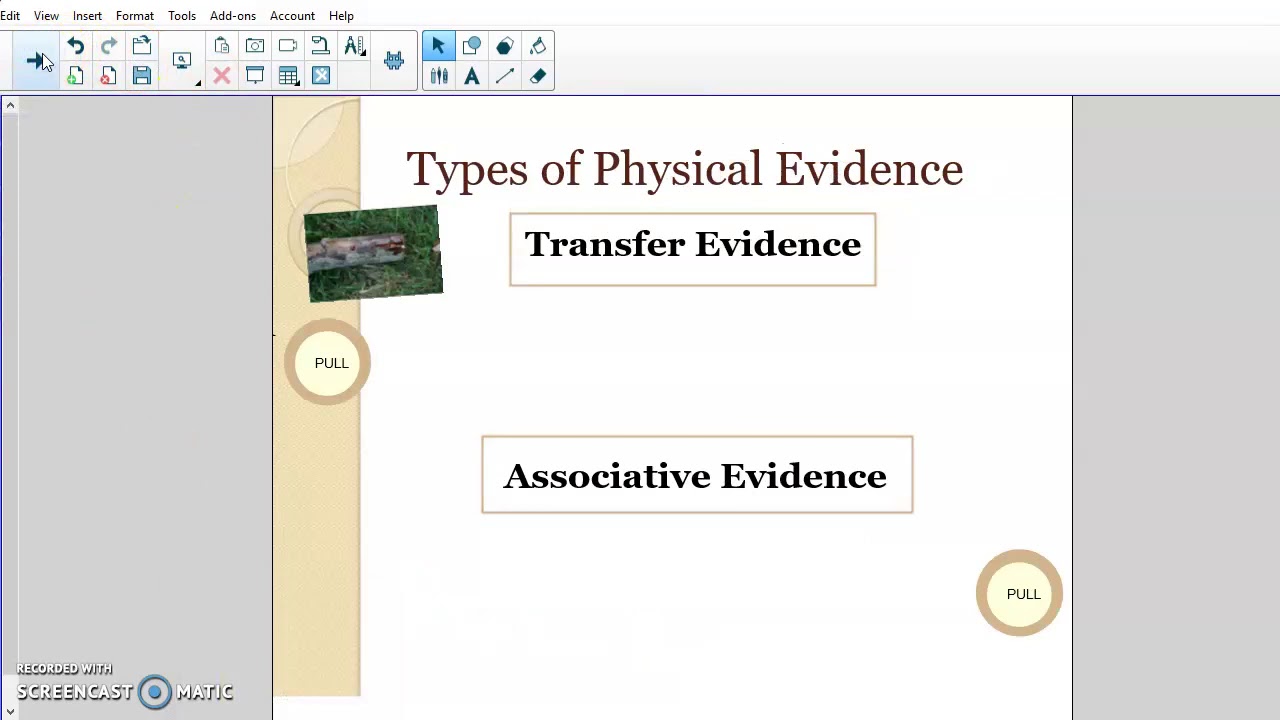 Physical Evidence Lesson