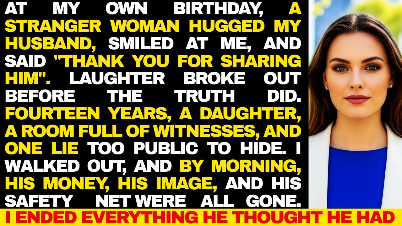 На моей вечеринке по случаю дня рождения женщина обняла моего мужа и поблагодарила меня за то, чт...