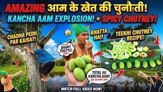Natural Sour Green mango and Ripe mango with Salt & Hot Chili | @villageboyhkvlogs