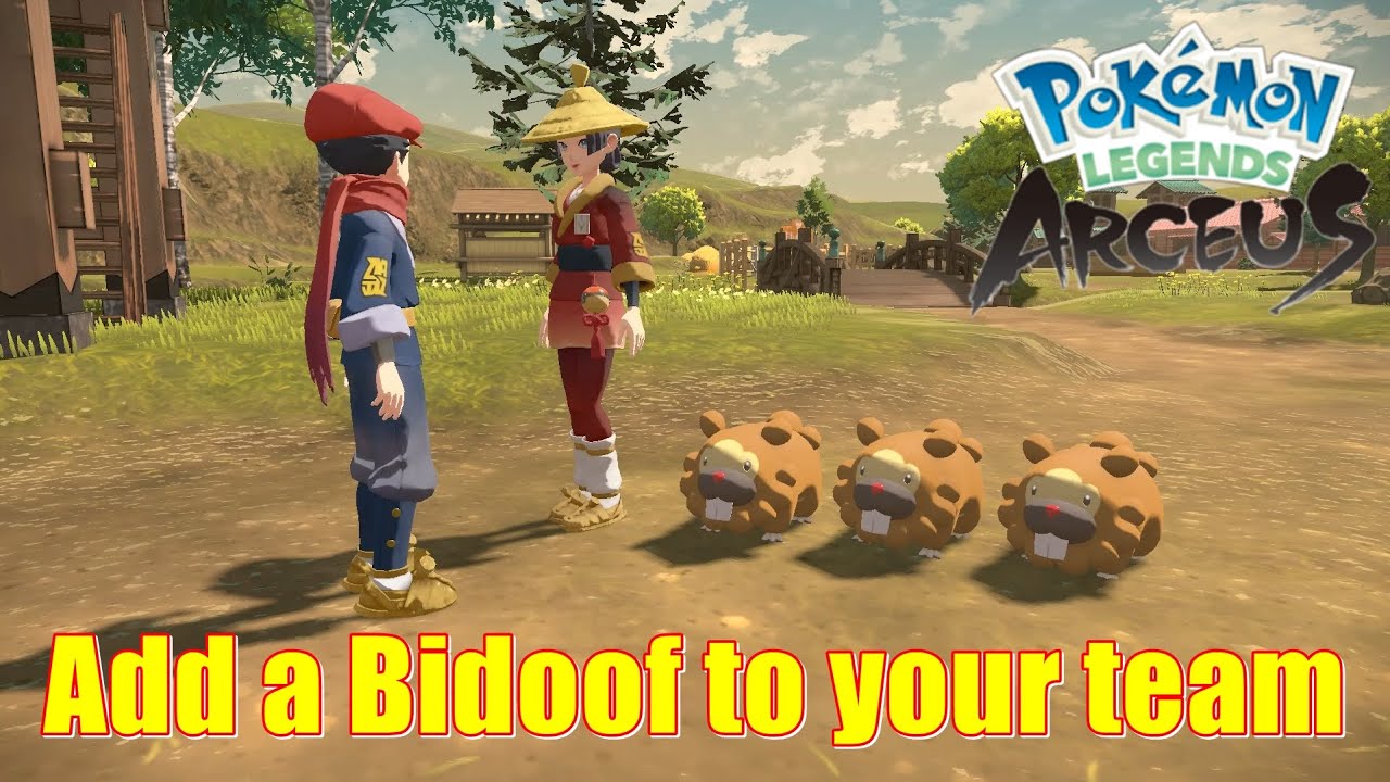 Pokemon Legends Arceus All Bidoof Locations
