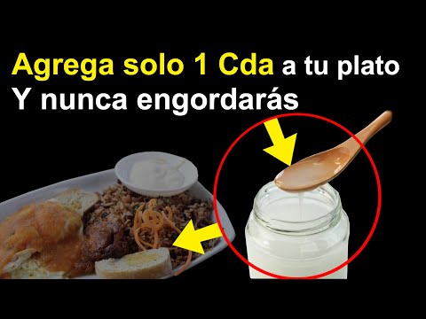 Como <strong>2</strong> veces más que antes pero nunca me engordo | <strong>Solo</strong> agrego ESTO a mis platos