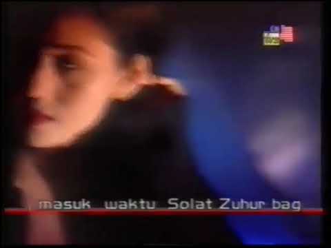 TV2 prayer time announcement ticker (1996) (no sound)