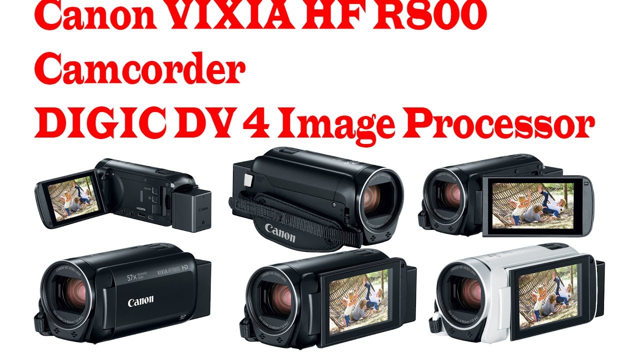Canon VIXIA HF R800 Camcorder,3.28MP Full HD CMOS Image Sensor, DIGIC DV 4 Image Processor