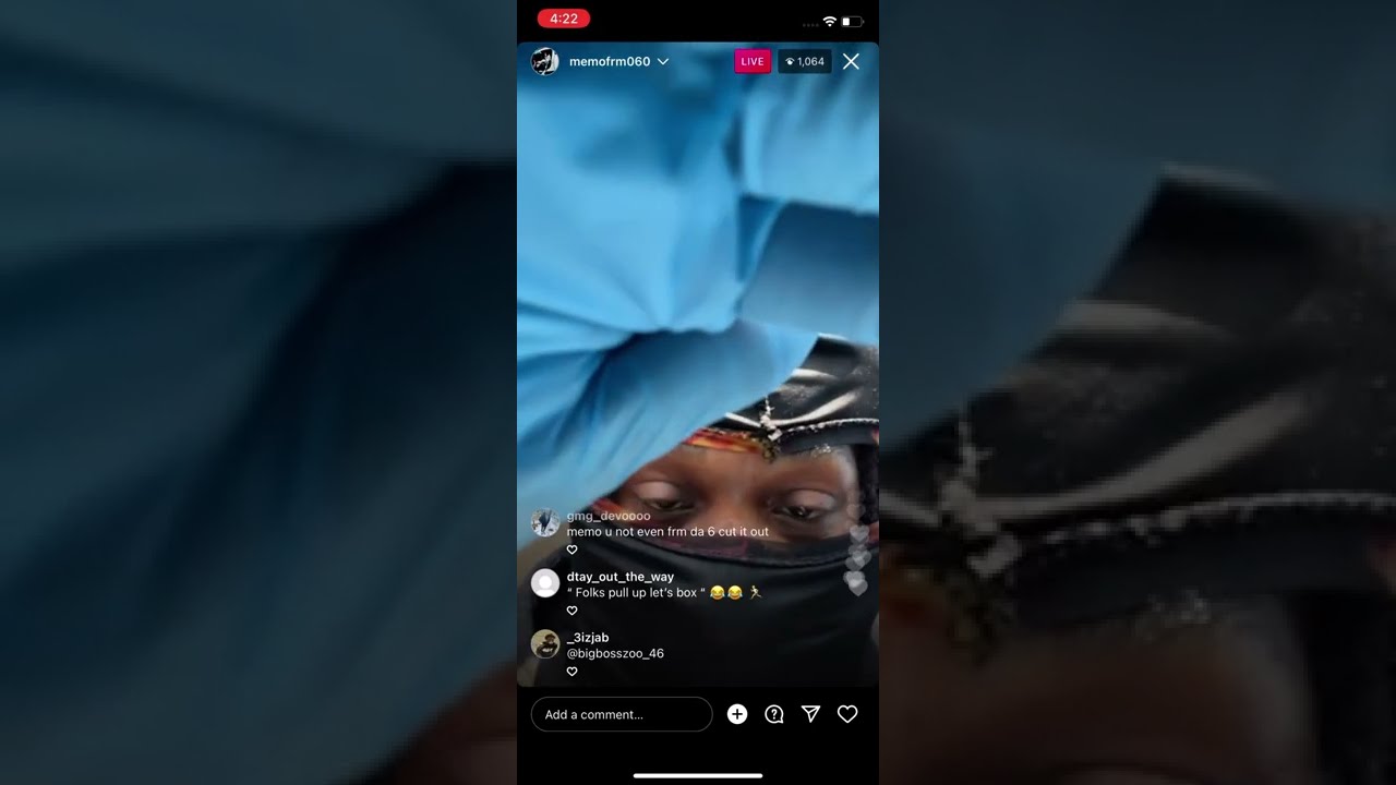 Memo 600 IG live dissing thf bayzoo