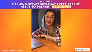 Calming Strategies for Kids with Autism