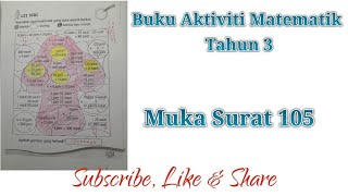 Buku Aktiviti Matematik Tahun 3 Muka 105 KPM