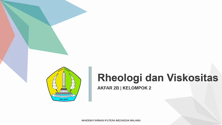 Rheologi dan Viskositas #akfarpim #fisikafarmasi