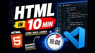 HTML Basics Explained in 10 Minutes | Beginner Friendly