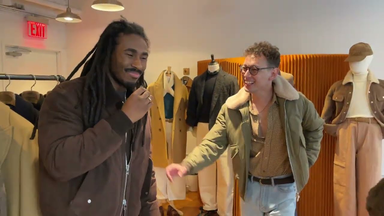 Valstar FW25 Virgil padded flight jacket in olive green cotton