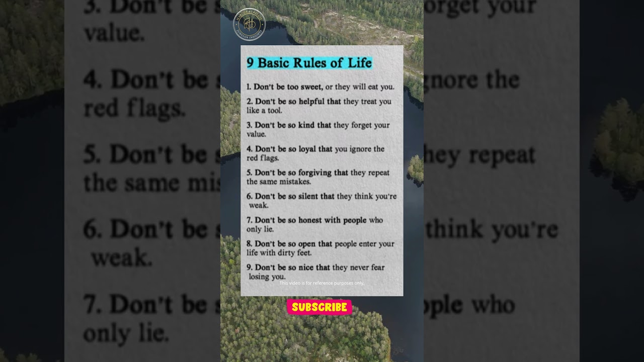 Why You Shouldn't Be Too Nice 