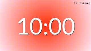 10 Minute Red Aura Timer | Peak Productivity & Deep Focus Session