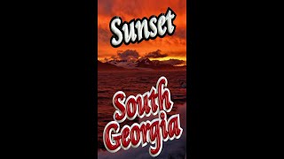 🚢 South Georgia Sunset 🌅 #Shorts