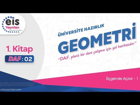 EİS Yayınları (MAVİ SET) Üçgende Açılar-1 Konu Anlatımı (DAF-2)