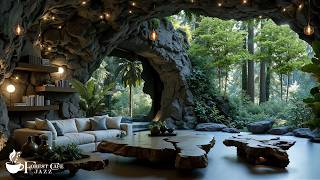Tranquill Morning Forest Jazz | Soft Piano Jazz With Forest Wooden Cabin For Work, Study And Rela... screenshot 5