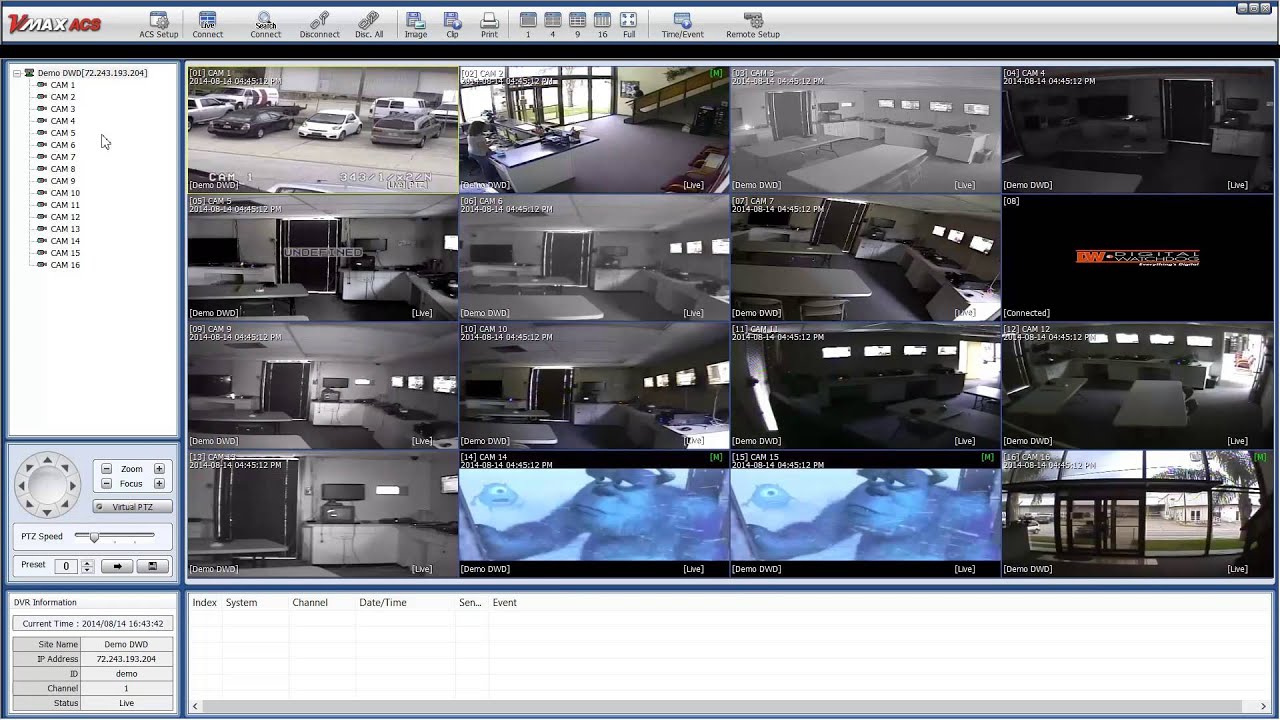 Caméras de surveillance YouTube