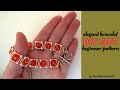 Simple beaded bracelet. DIY Gift for someone that you love. Valentine&#39;s DAY GIFT idea