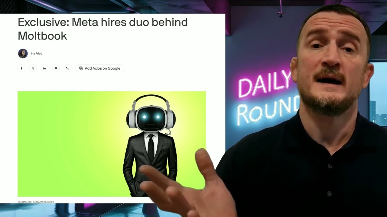 Tuesday's AI Roundup: Meta Buys Moltbook, Claude Code Review & Figure Tidies Up Its Room.