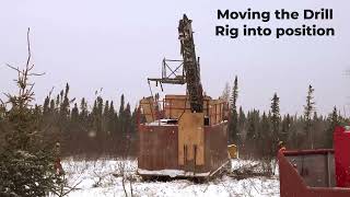 Exploits Discovery Setting Up The Drill Rig At Fenton D Project