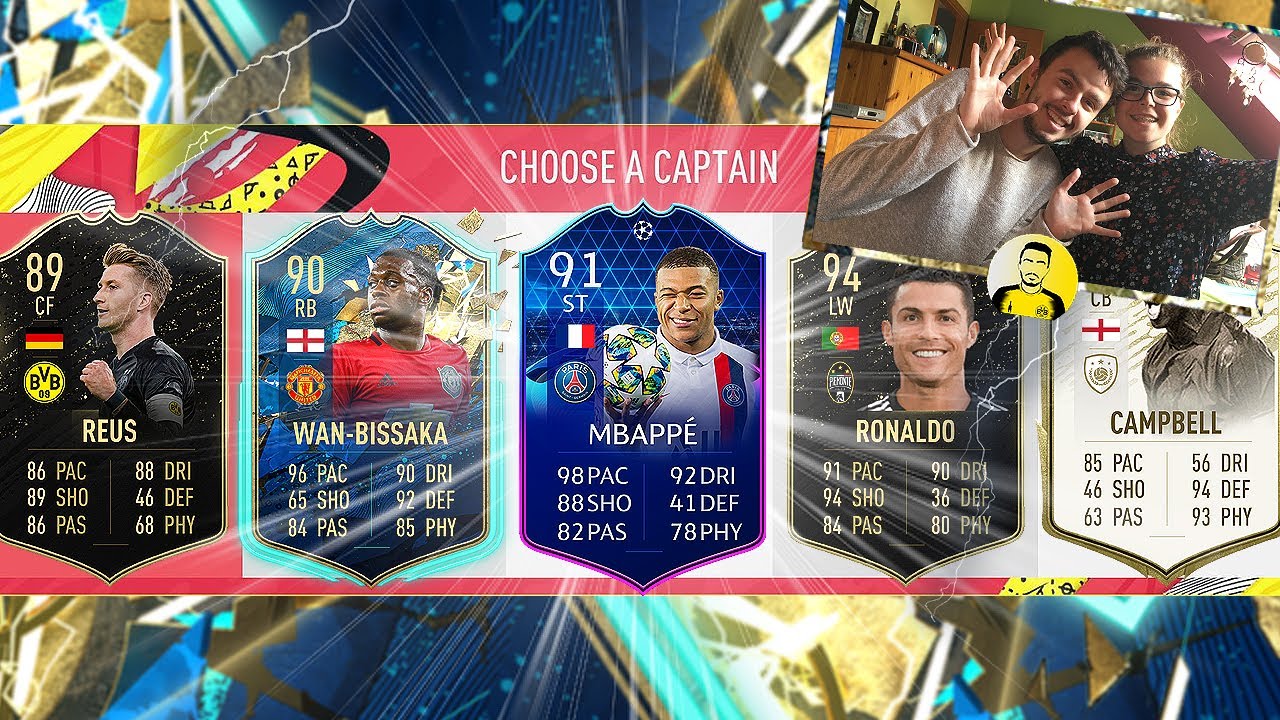 HÚGOM ÉPÍTETTE A DRAFTOT!!!💛 - FIFA 20 DRAFT KIHÍVÁS