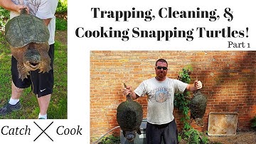 [Mini Series] Trapping Snapping Turtles! CATCH & COOK! Part 1