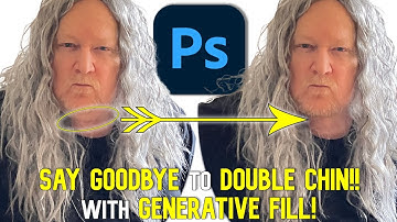 Photoshop Generative Fill Tutorial Say Goodbye to a Double Chin