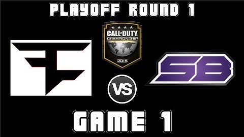 COD Champs 2015: Faze Black vs Strictly Business - GAME 1