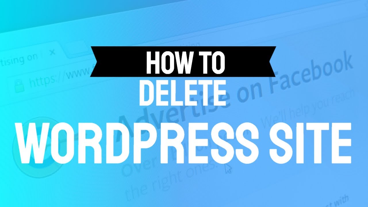 How To Delete WordPress Site - WordPress Site Delete Must Watch! - YouTube