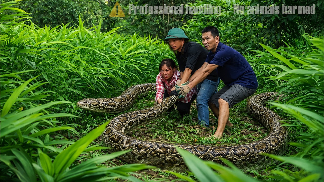 72 Hours Battling a Giant Python in the Jungle – A Life-or-Death Rescue ...