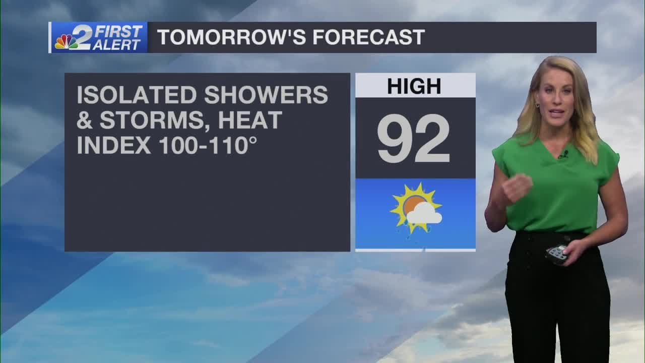 Soupy air and fewer storms for SWFL on Thursday - YouTube