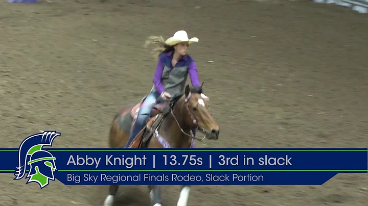Abby Knight Rides a 13.75s Barrel Race to Take 3rd...
