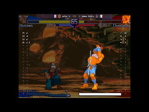 Street Fighter Alpha 3 - 🇫🇷 zefax(C) vs 🇮🇹 Hanma Yujiro(A) | Fightcade (2026-06-21 17:18 UTC)