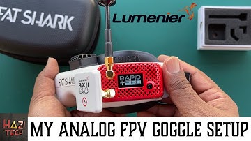 My Analog FPV Goggle Setup | Fat Shark HDO | rapidFIRE | Lumenier AXII 2