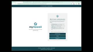 Multi Factor Authentication for the Hawaiʻi State Judiciary Electronic Filing & Service System 2026