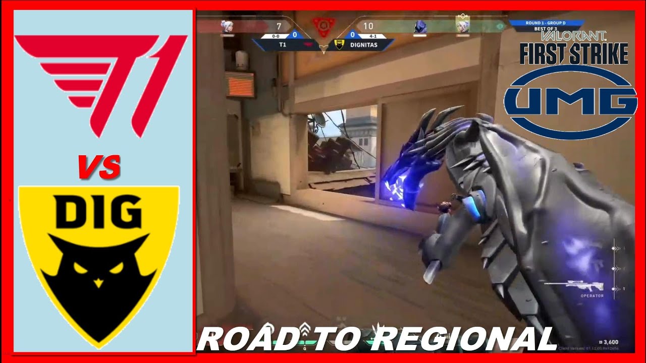 T1 vs  DIGNITAS - ALL HIGHLIGHTS - Group D - First Strike NA VALORANT By UMG