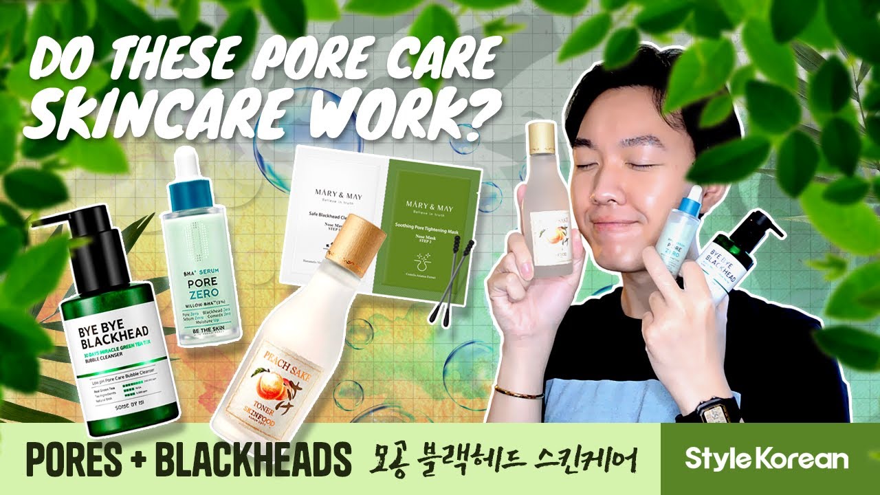 How I Minimize Pores with Korean Skincare Products 🤔 💦 oily / sensitive ...