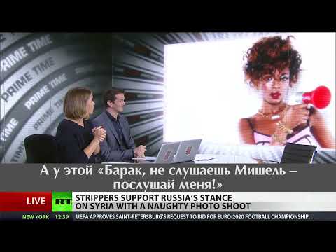Russia Today об антивоенном календаре (титры)