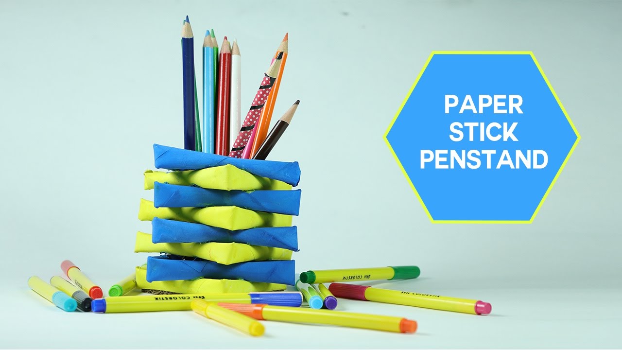 Make pen. Paper Stick.