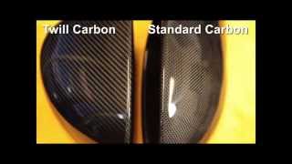 Comparing Real Carbon Fiber Patterns (The Difference between Twill and Standard Carbon)