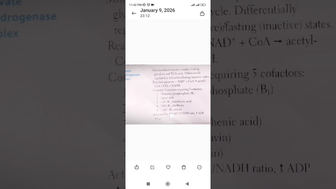 Pyruvate Dehydrogenase Complex Biochemistry FirstAid Lectures #biochemistry #fcpspart1preparation