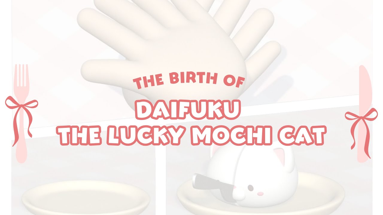 Meet DAIFUKU — The Lucky Mochi Cat | Cozy Character Reveal 🐾