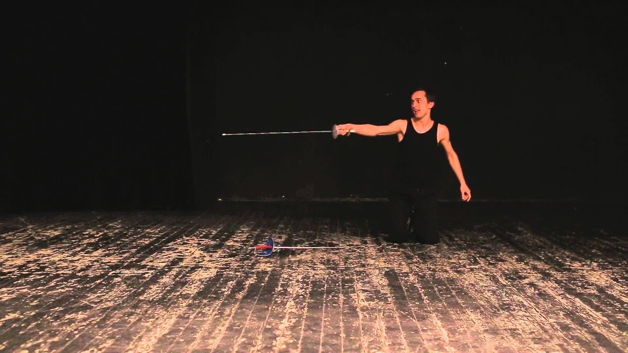 этюд по сценическому фехтованию