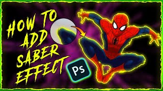 How To Add Saber Effect In Photoshop | Saber Effect Around Character | Character Outline Photoshop screenshot 5